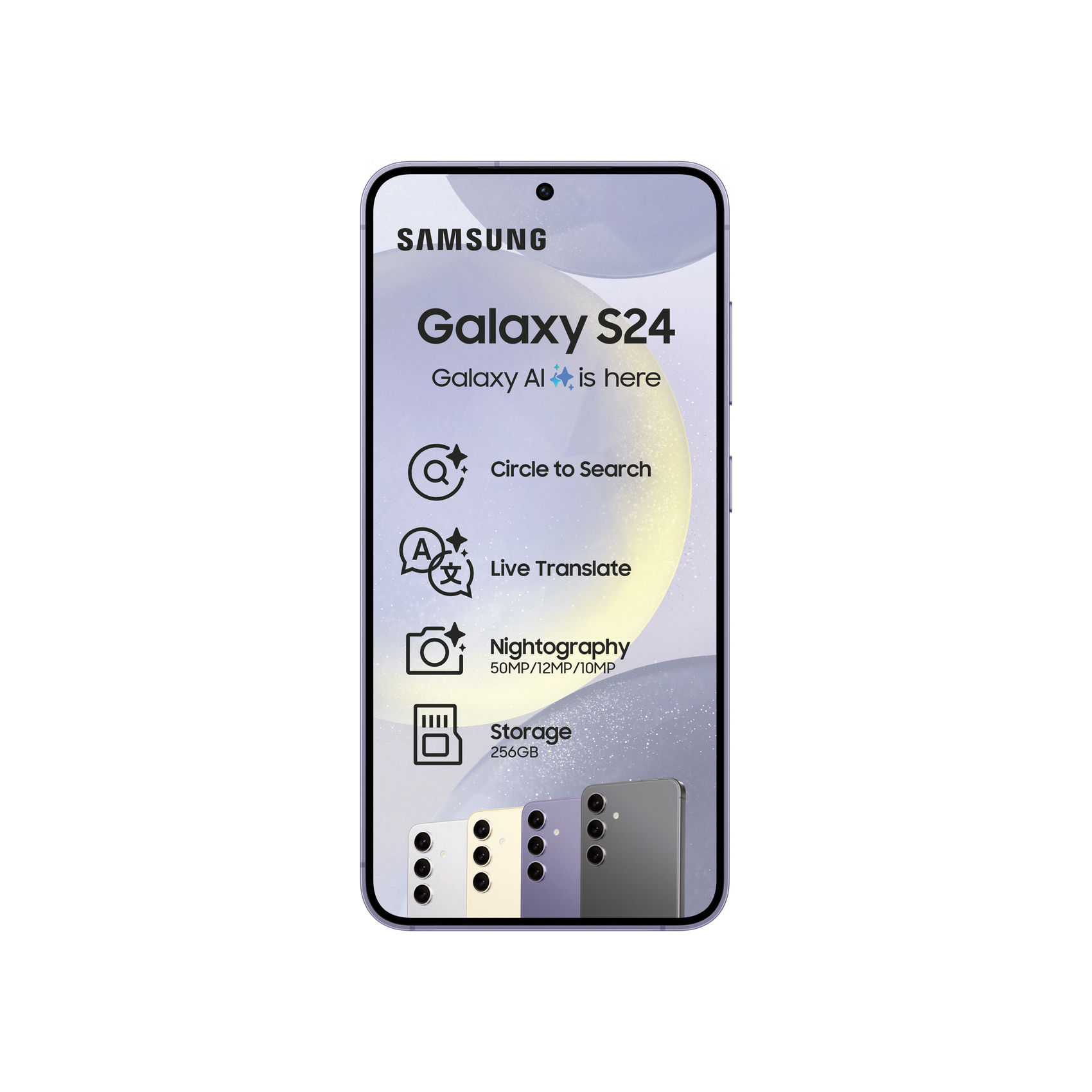 Samsung Galaxy S24 256GB 5G - Cobalt Violet (Photo: 3)